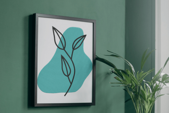 Review: Abstract Leaf Embroidery Design for Craft Fairs