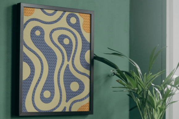 Review: Biomorphic Abstract Embroidery Design for Boutiques