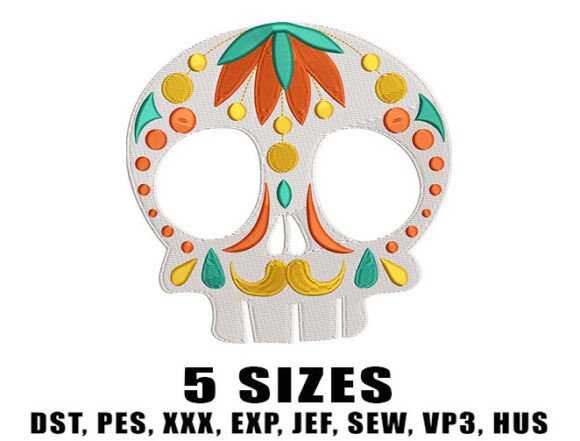 Review: Day of the Dead Embroidery Design for Makers