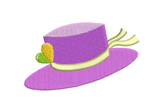 Review: Festive Purple Sun Hat Embroidery