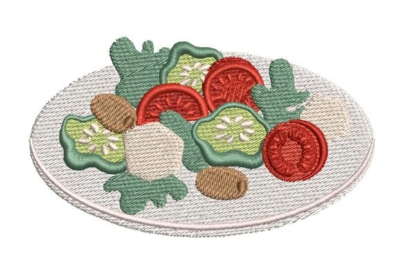 Review: Fresh Greek Salad Embroidery Design