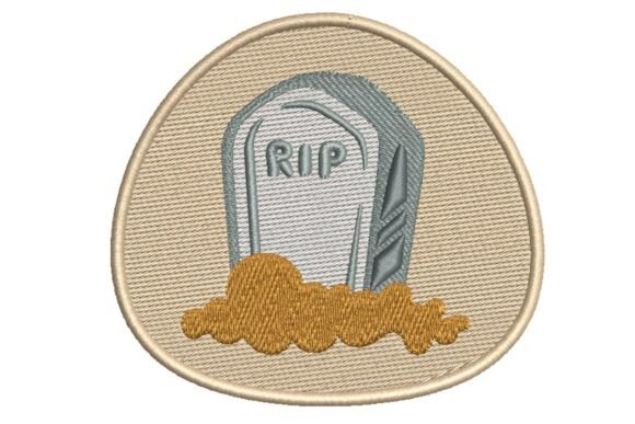 Review: Halloween Gravestone with RIP Design