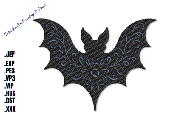 Review: Swirl Winged Bat Machine Embroidery for Craft Fairs