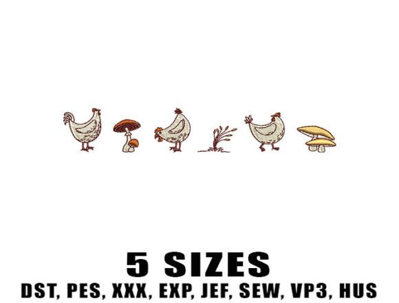Reviewing Cartoon Chicken Embroidery Designs for Real Projects