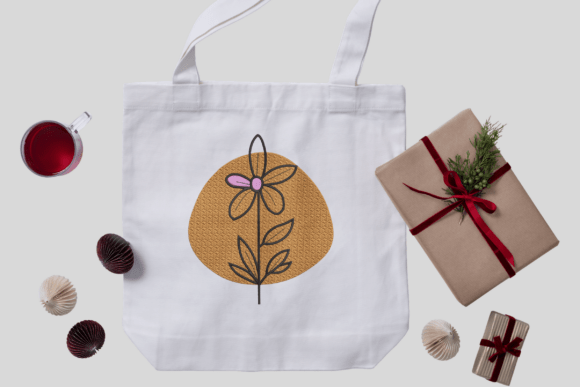 Reviewing Cute Line Art Flower Embroidery File