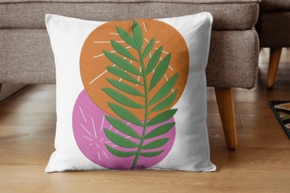Reviewing Leaf Abstract Circle Embroidery Design