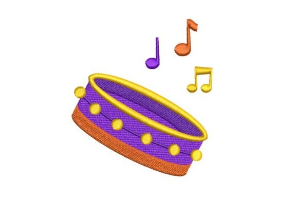 Reviewing the Musical Tambourine Embroidery Design